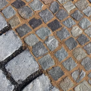 Piatra Cubica Andezit Albini 5x5x5 cm, Gri Verzui Antracit