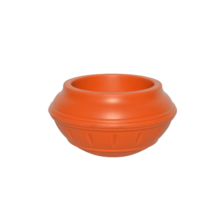 Ghiveci rotund PE TERRA teracota cu pereti dubli 350