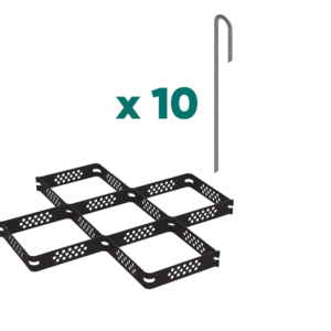 KIT Geocelule TERRA Htot.50mm 2.5m x 6m 15.3m.p cu 10 ancore OZ incluse