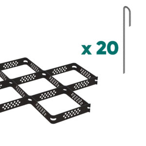 KIT Geocelule TERRA Htot.50mm 2.5m x 6m 15.3m.p cu 20 ancore OZ incluse