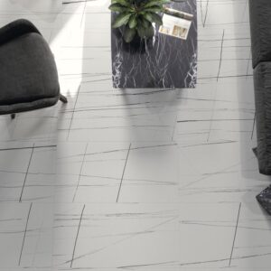 Gresie Alabama White High Glossy - 60x120 cm