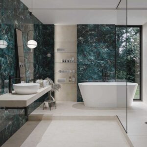 Gresie Marble Blue Polished Rectified - 60x120 cm