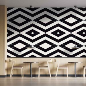 Gresie Zebra Black High Glossy 890 - 60x120 cm