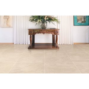 Gresie porțelanată rectificată Avio Quarzite Cream, 60x60x2 cm, mată