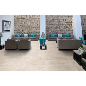 Gresie porțelanată rectificată Classic Travertine, 60x60x2 cm, mată