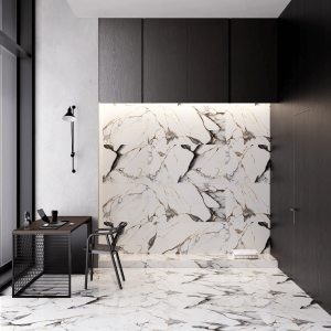 Gresie Monet Black Gold Living, 60x120, lucioasă