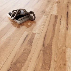 Gresie porțelanată rectificată Ostand Pecan, 20x120, mată, gresie tip parchet