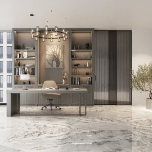 Gresie Sky Onyx Grey - 60X120 cm, lucioasă