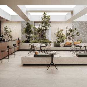 Gresie porțelanată rectificată Soft Slate Beige, 60X120, mată