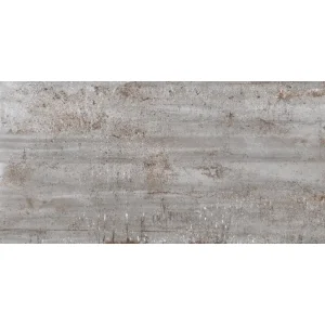 Gresie porțelanată rectificată Stormstone Iron Metallic, 60x120, mată