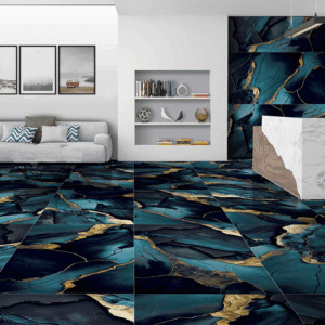 Gresie porțelanată Splendid Gold Azul, 60x120 cm