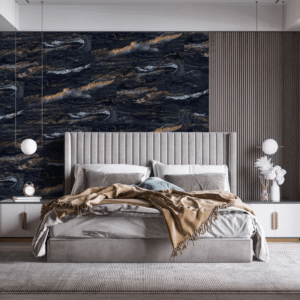 Gresie Agatha Blue High Glossy, 60x120 cm