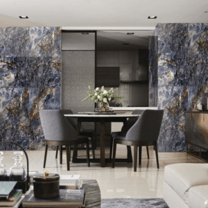Gresie Mozart Blue - High Gloss, 60x120 cm