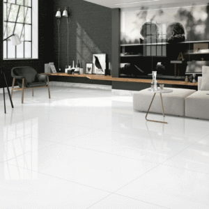 Gresie Pearl White, 60x120 cm