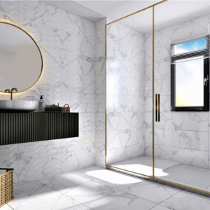 Gresie Bianco Carrara Matt, 60x60 cm