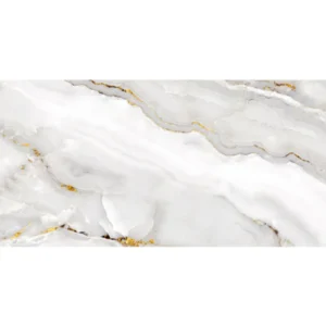 Gresie Christy White Silver 60 x 120 cm, lucios