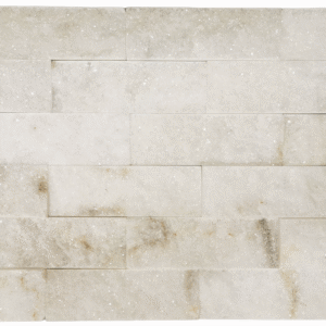 Marmura Smokey White - 5x15 cm, grosime variabilă 1.5-1.8 cm