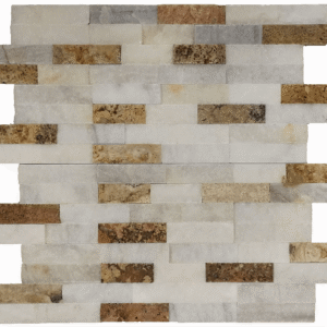 Panel Marmura White-scabas - 15.2x61 cm, grosime variabila 1.5-1.8 cm