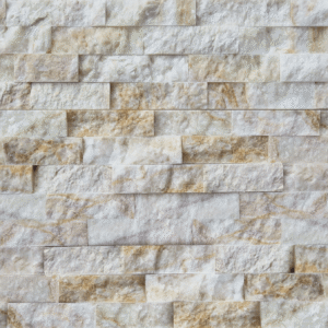 Piatra Naturala M1916 Stm16br - 15x60 Cm, Marmura Onyx, Alb cu Insertii Crem si Bej Galbui