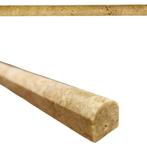 Profil din Travertin Noce Bullnose - 1.9x30.5 cm, finisaj mat