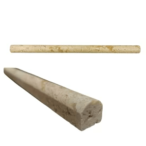 Profil din travertin classic Bullnose 1.9x30.5 cm