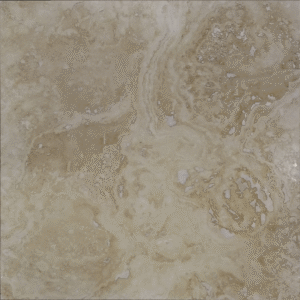 Travertin Light Medium Cross Cut - 61x61x1.2 cm, finisaj mat (honed) și chituit