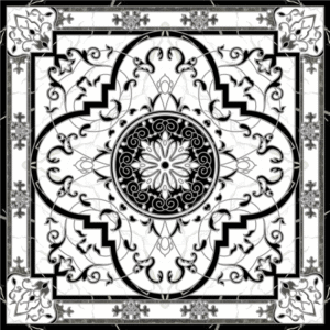 Covor ceramic Fc-66pbp36-2104 (4 Placi) - 120x120 cm