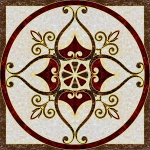 Covor ceramic Fc-66php14-2109 (4 Placi) - 120x120 cm