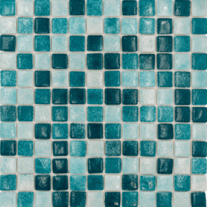 Mozaic din sticla Turquoise Mix - 31.5x31.5 cm