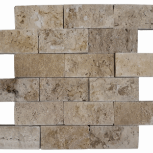 Mozaic din travertin Rustic Split Face - 29.5x30 cm