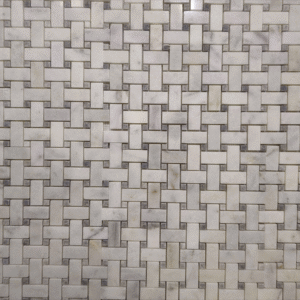 Mozaic marmura Mugla White Basketweave - 30.7x30.7 cm