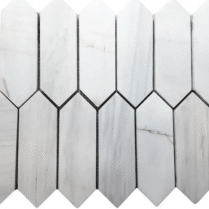Mozaic din Dolomit Colored Picket - 28x30.5 cm