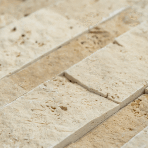 Mozaic Mini Panel din Travertin Clasic - 28.4x29.6 cm