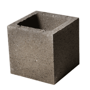 Boltar Stalp 25x25x25 cm, Gri
