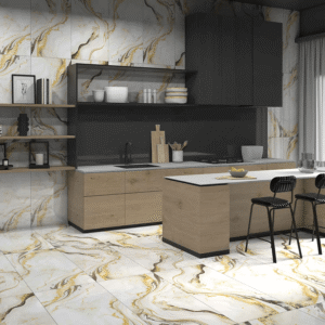 Gresie Stream Gold Glossy 60x120 cm