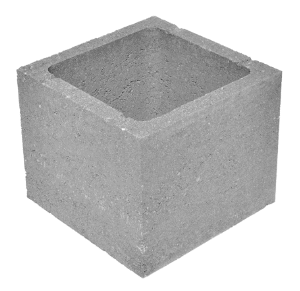 Boltar Stalp 30x30x25 cm, Gri